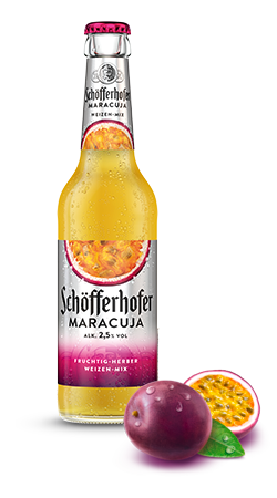 Flasche Schöfferhofer Weizen-Mix Maracuja – zur Produktseite